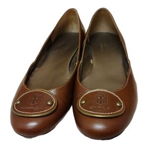Talbots Brown Leather Ballet Flats Size 8.5